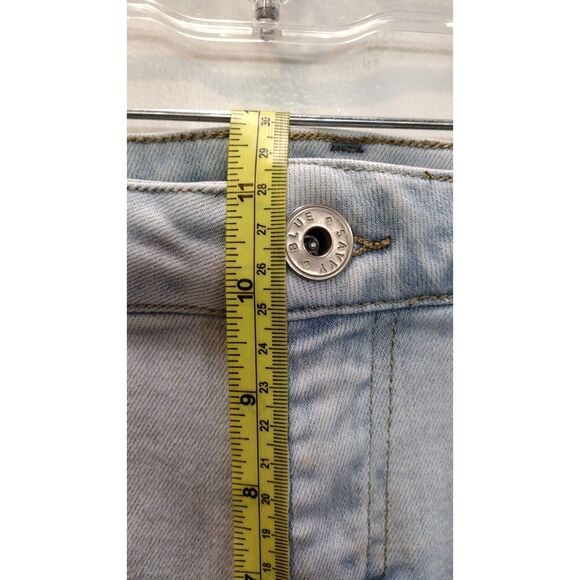 Blue Savy Light wash Knee length jean shorts - Picture 6 of 6